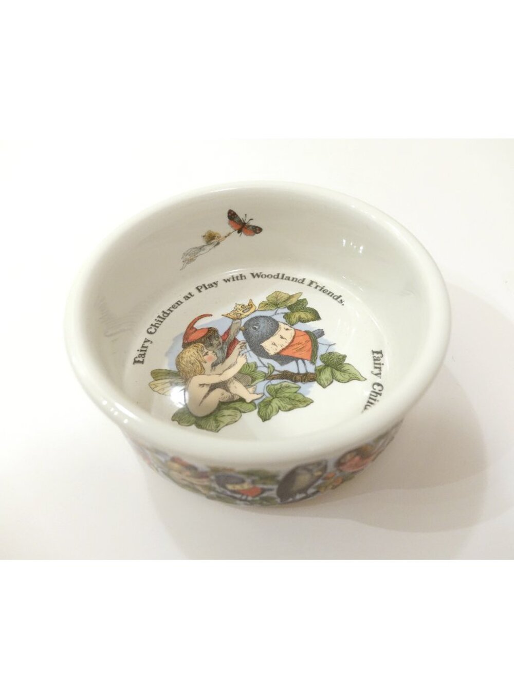Share Portmeirion Enchanted Garden Bowl Fairy Children at Play Woodland Friends